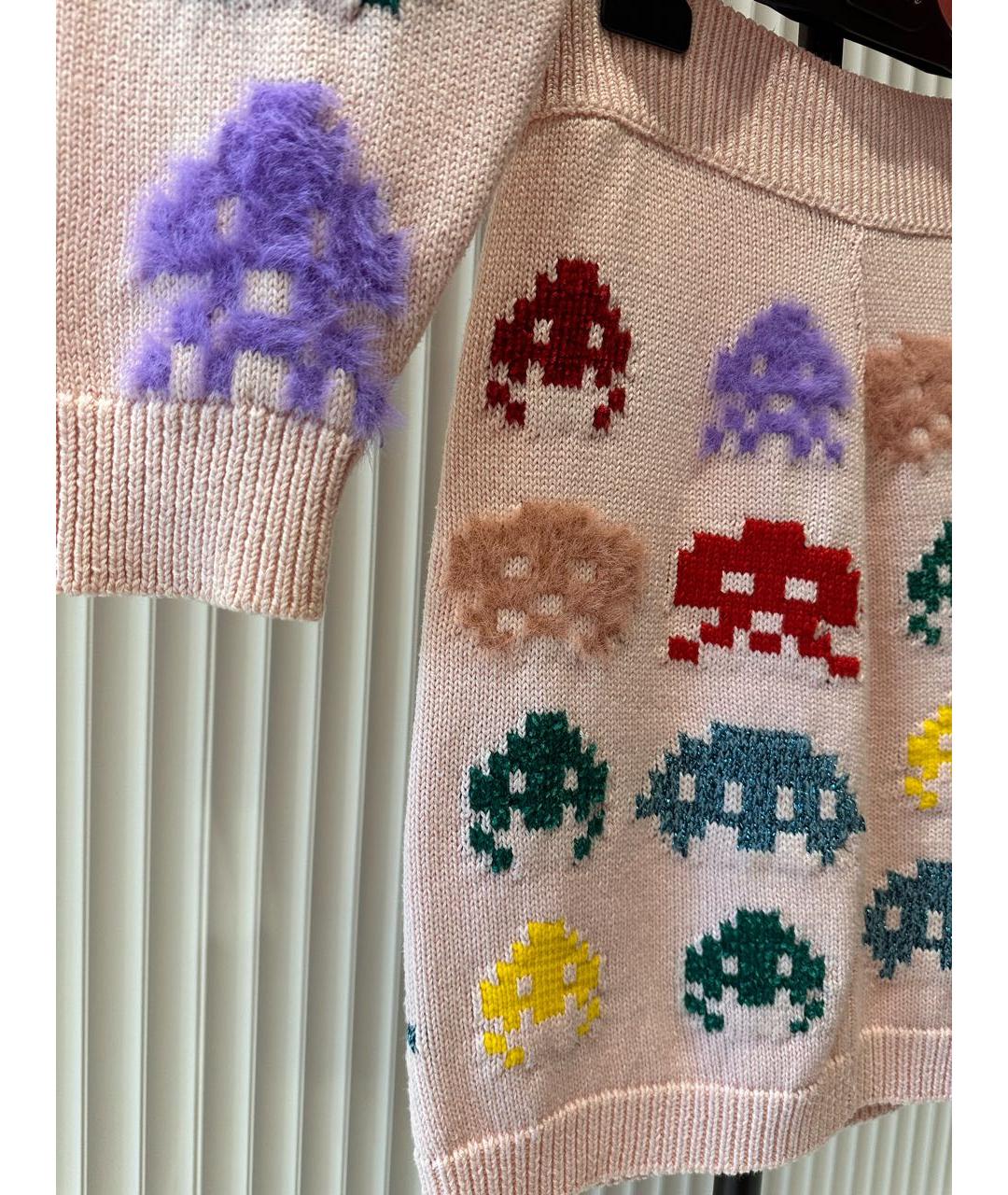 STELLA MCCARTNEY Розовый шерстяной костюм с юбками, фото 4