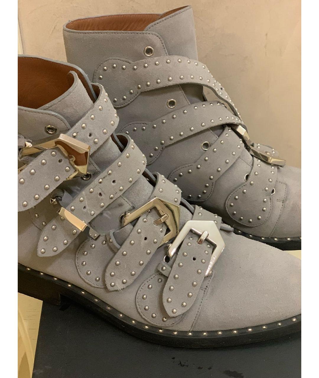 GIVENCHY Серые замшевые ботинки, фото 2