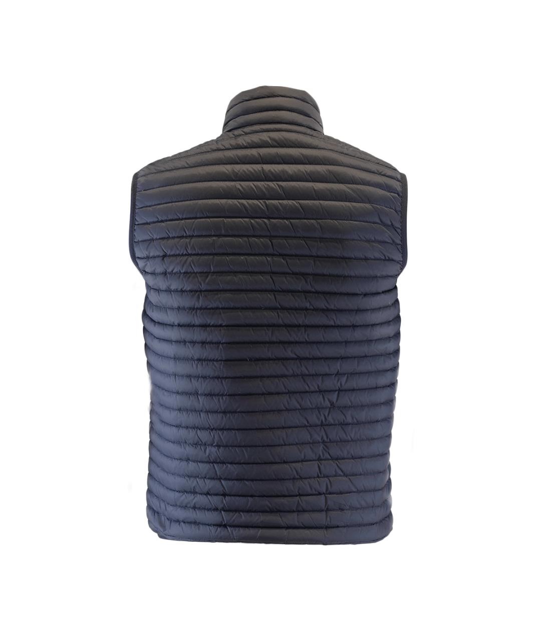 EMPORIO ARMANI Темно-синий полиамидовый жилет, фото 2