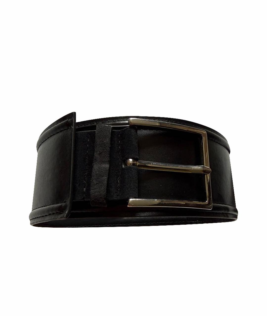 MAX&CO Черный кожаный ремень, фото 1