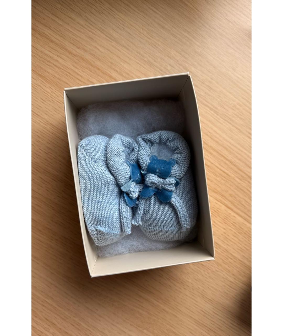 LA PERLA Голубой хлопковый комплект, фото 3