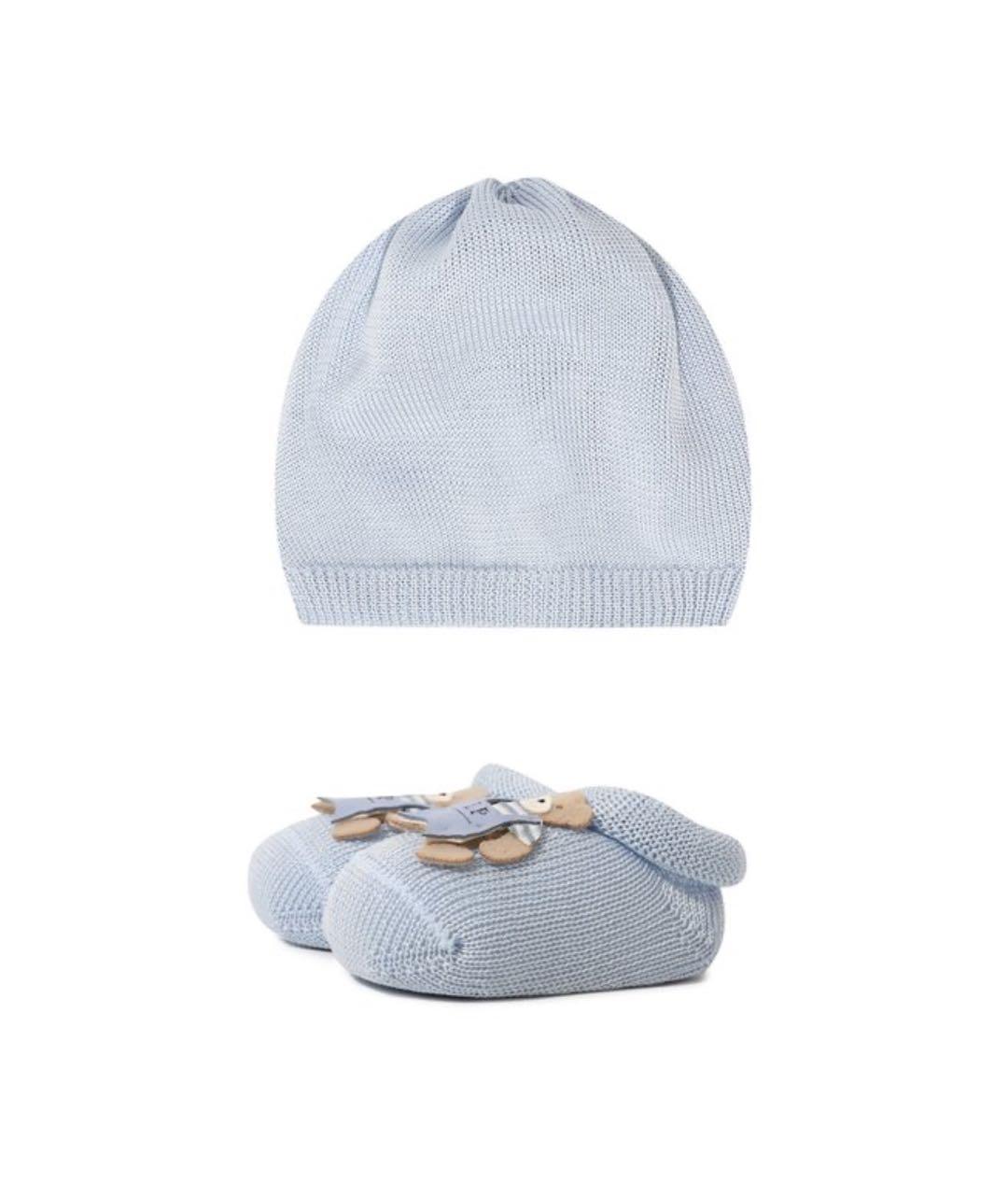 LA PERLA Голубой хлопковый комплект, фото 5