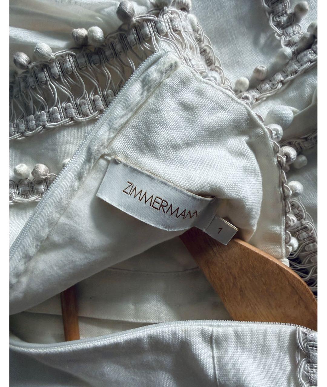 ZIMMERMANN Бежевое повседневное платье, фото 4