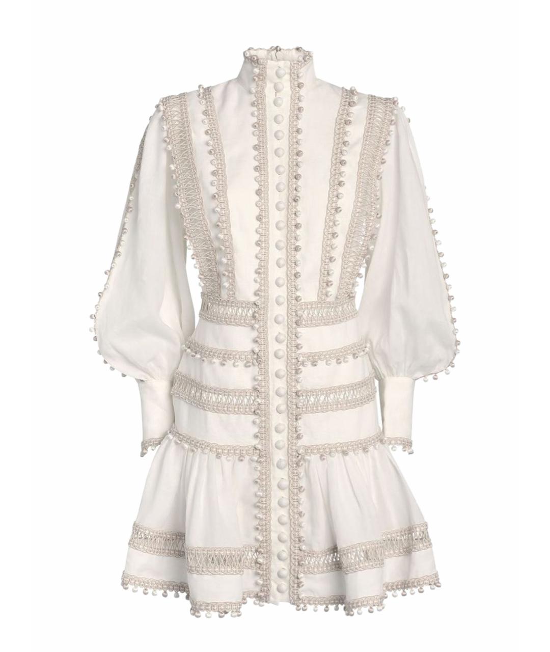 ZIMMERMANN Бежевое повседневное платье, фото 1