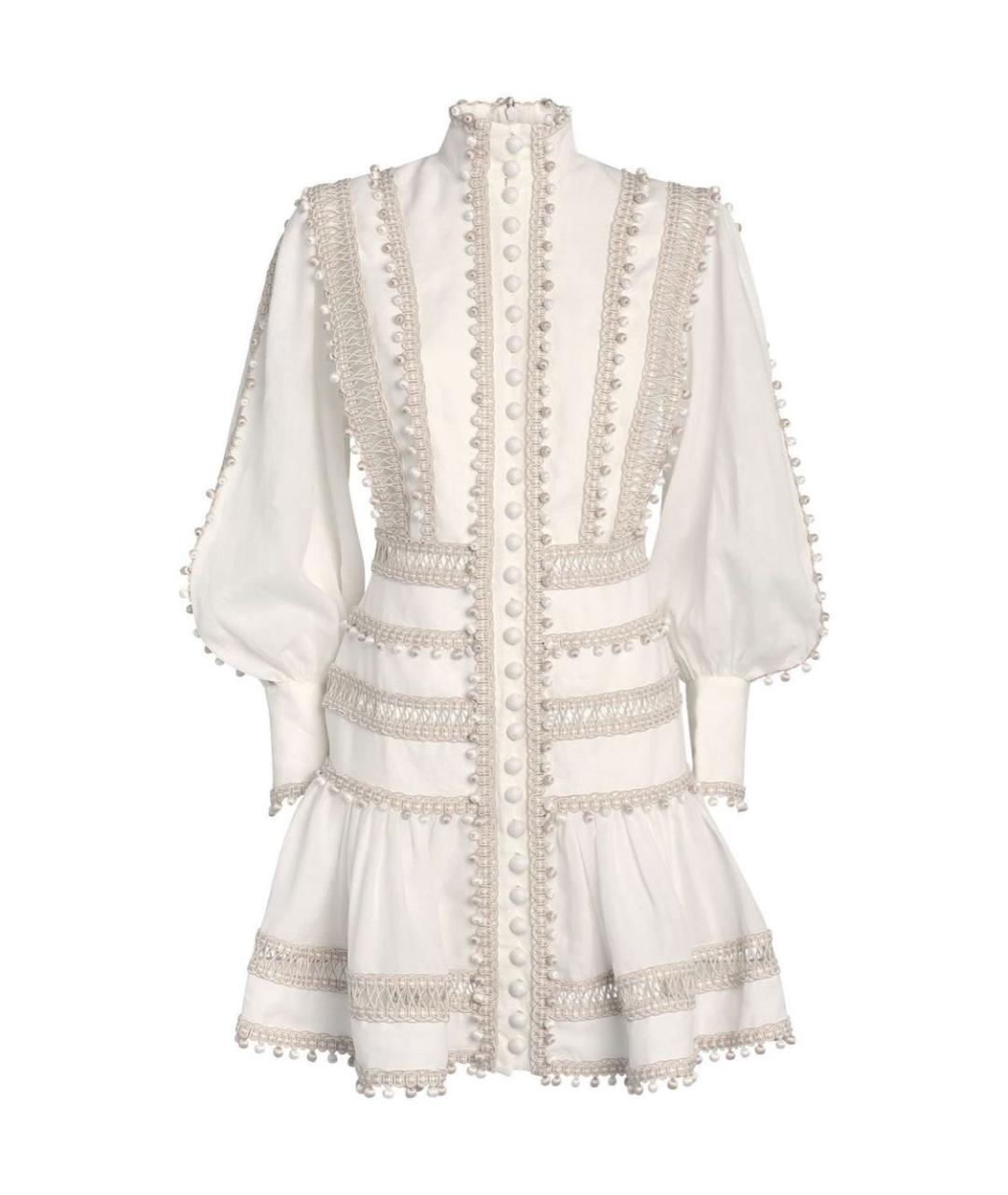 ZIMMERMANN Бежевое повседневное платье, фото 5