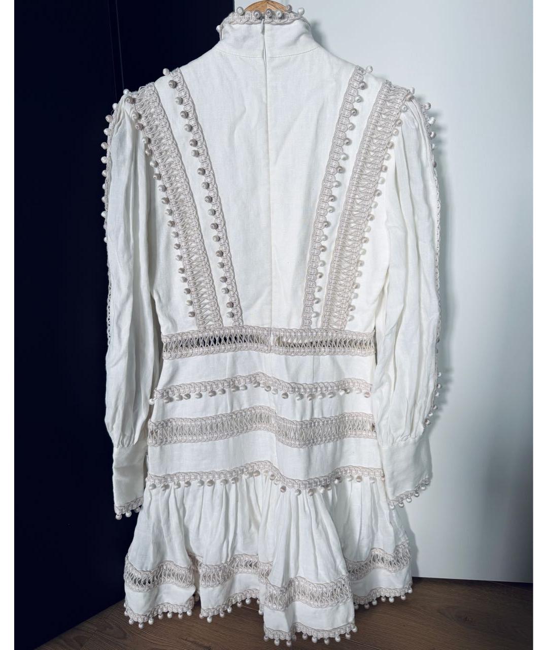 ZIMMERMANN Бежевое повседневное платье, фото 3