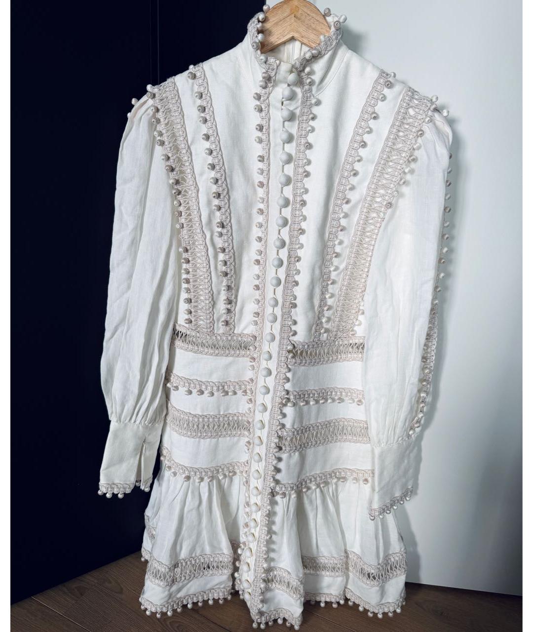 ZIMMERMANN Бежевое повседневное платье, фото 2