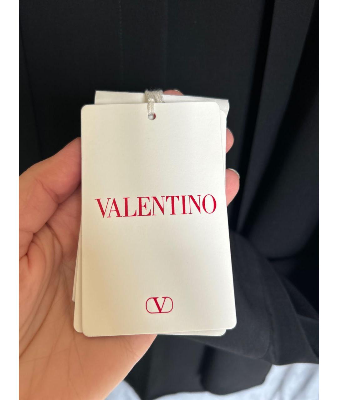 VALENTINO Черная шелковая блузы, фото 6