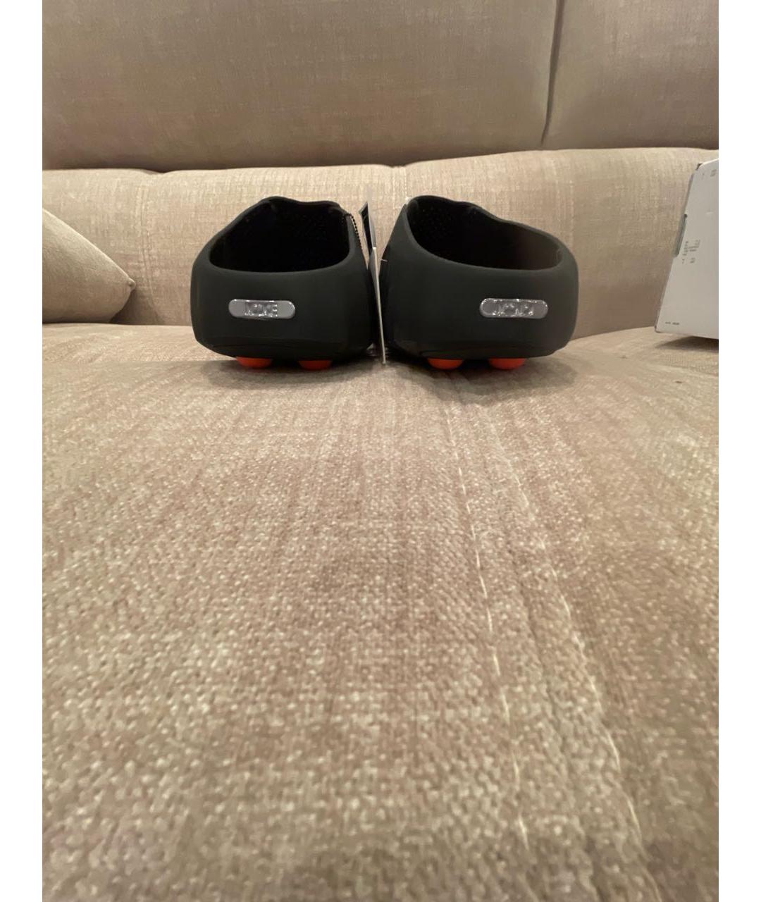 NIKE Черные резиновые шлепанцы, фото 4