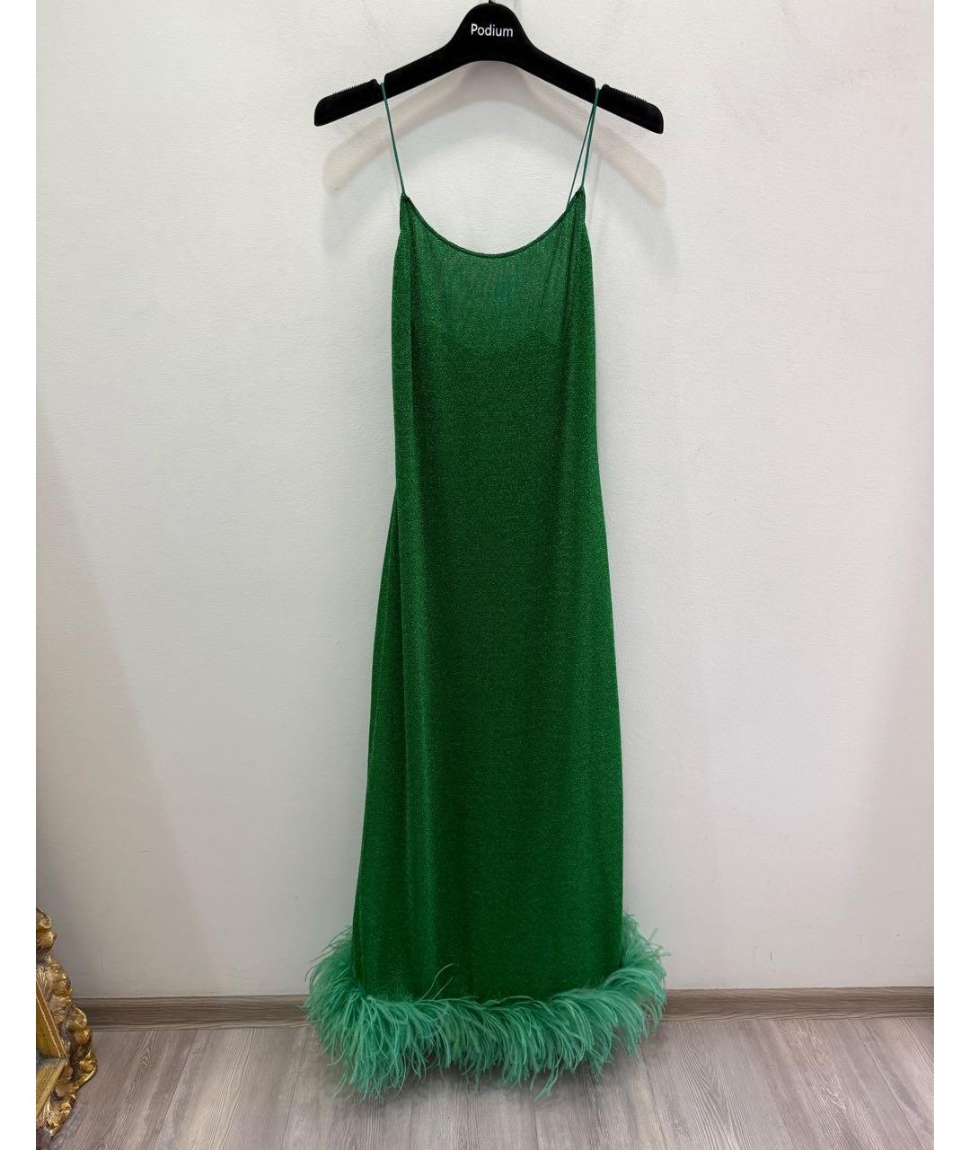 OSEREE Зеленые полиамидовое коктейльное платье, фото 8