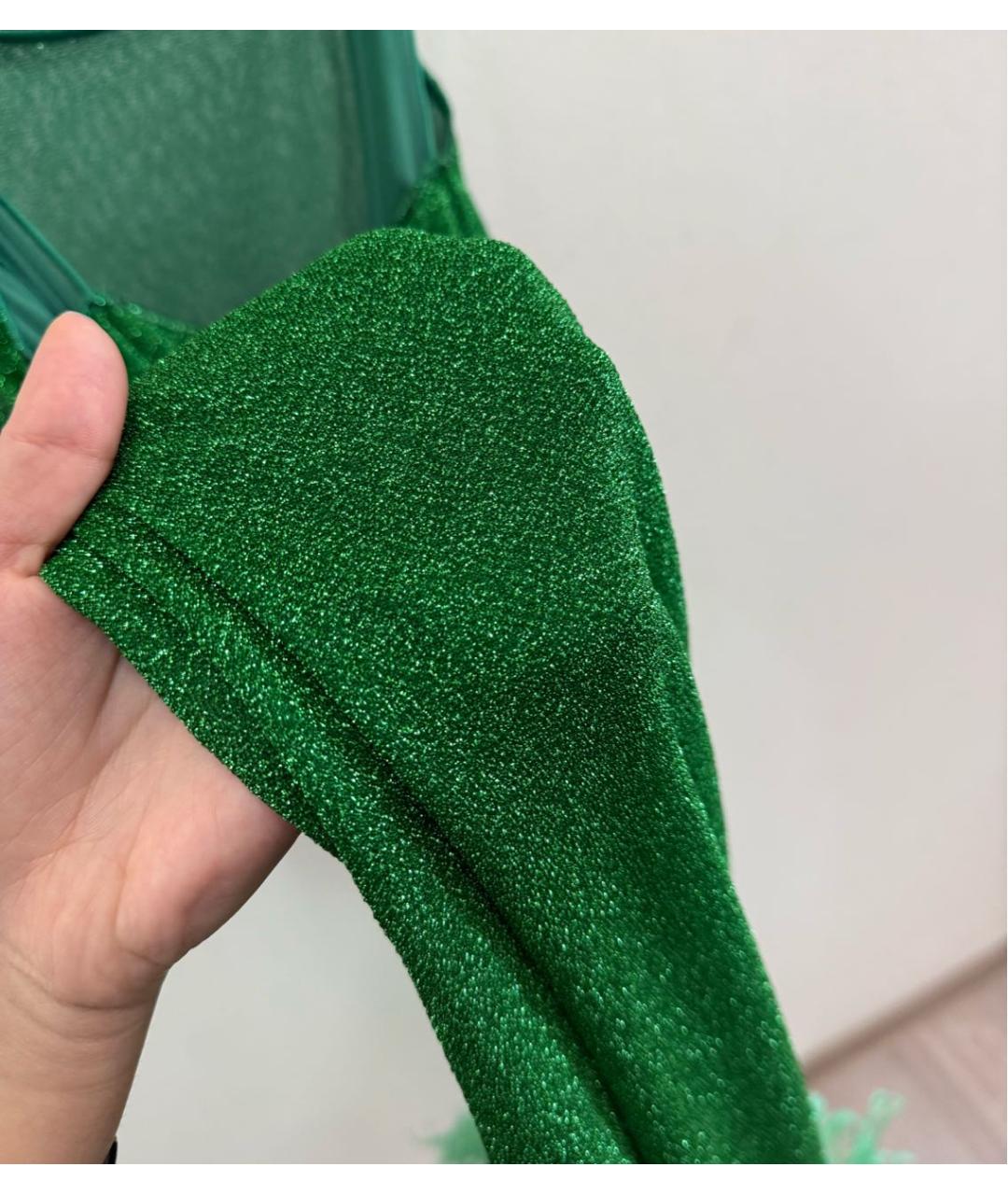 OSEREE Зеленые полиамидовое коктейльное платье, фото 5