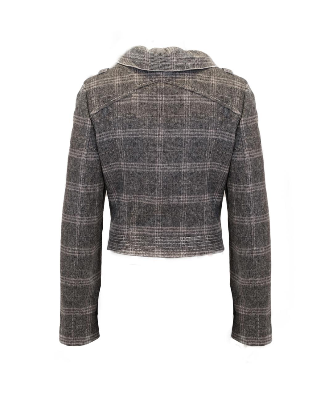 VALENTINO Серый шерстяной жакет/пиджак, фото 2