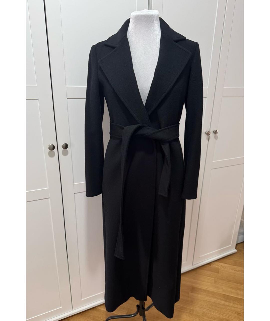 MAX&CO Черное шерстяное пальто, фото 3
