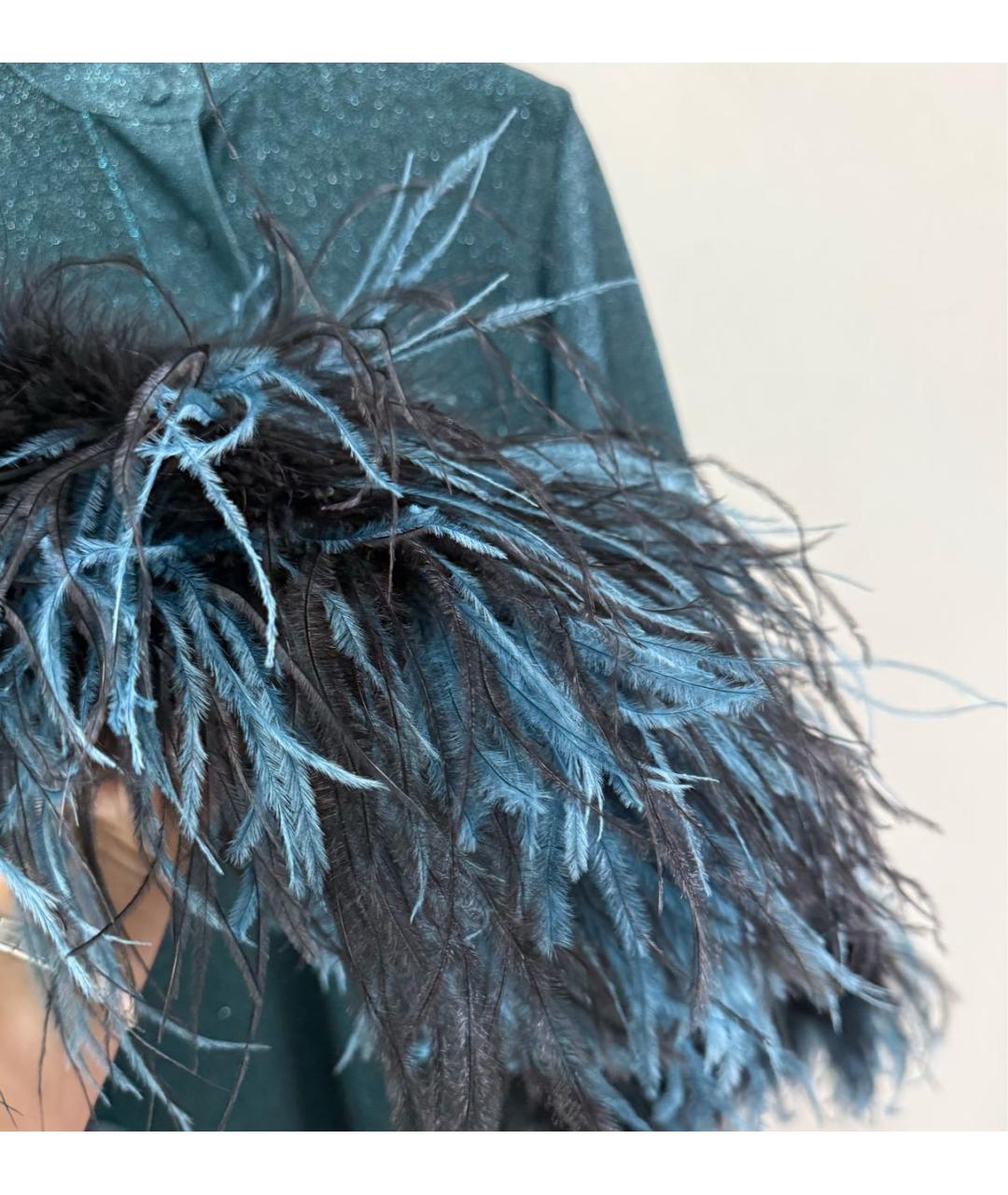 OSEREE Бирюзовый полиамидовый костюм с юбками, фото 3