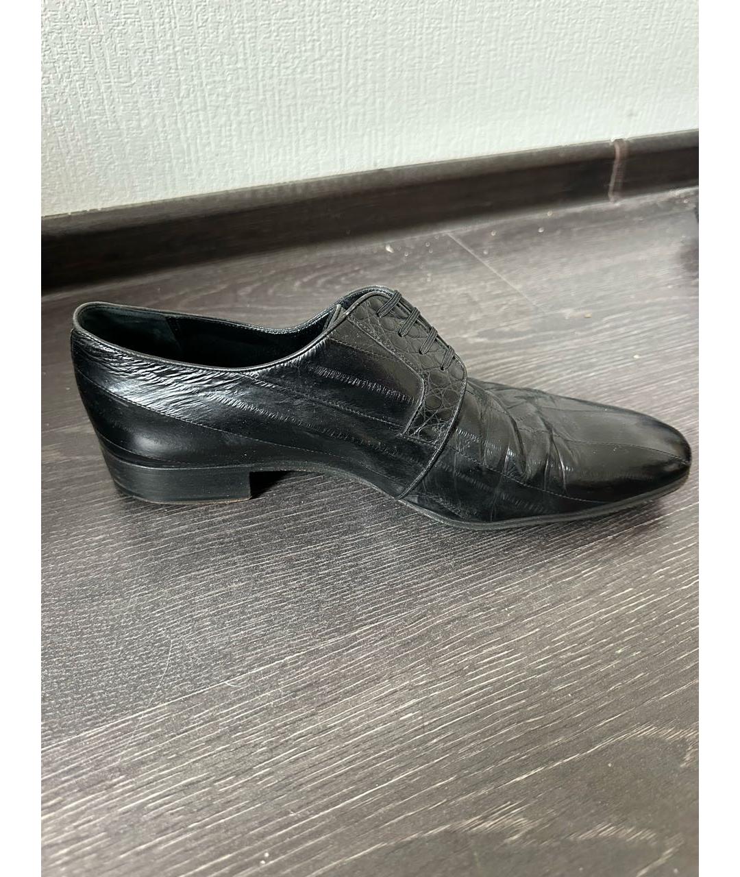 ARTIOLI Черные кожаные туфли, фото 5