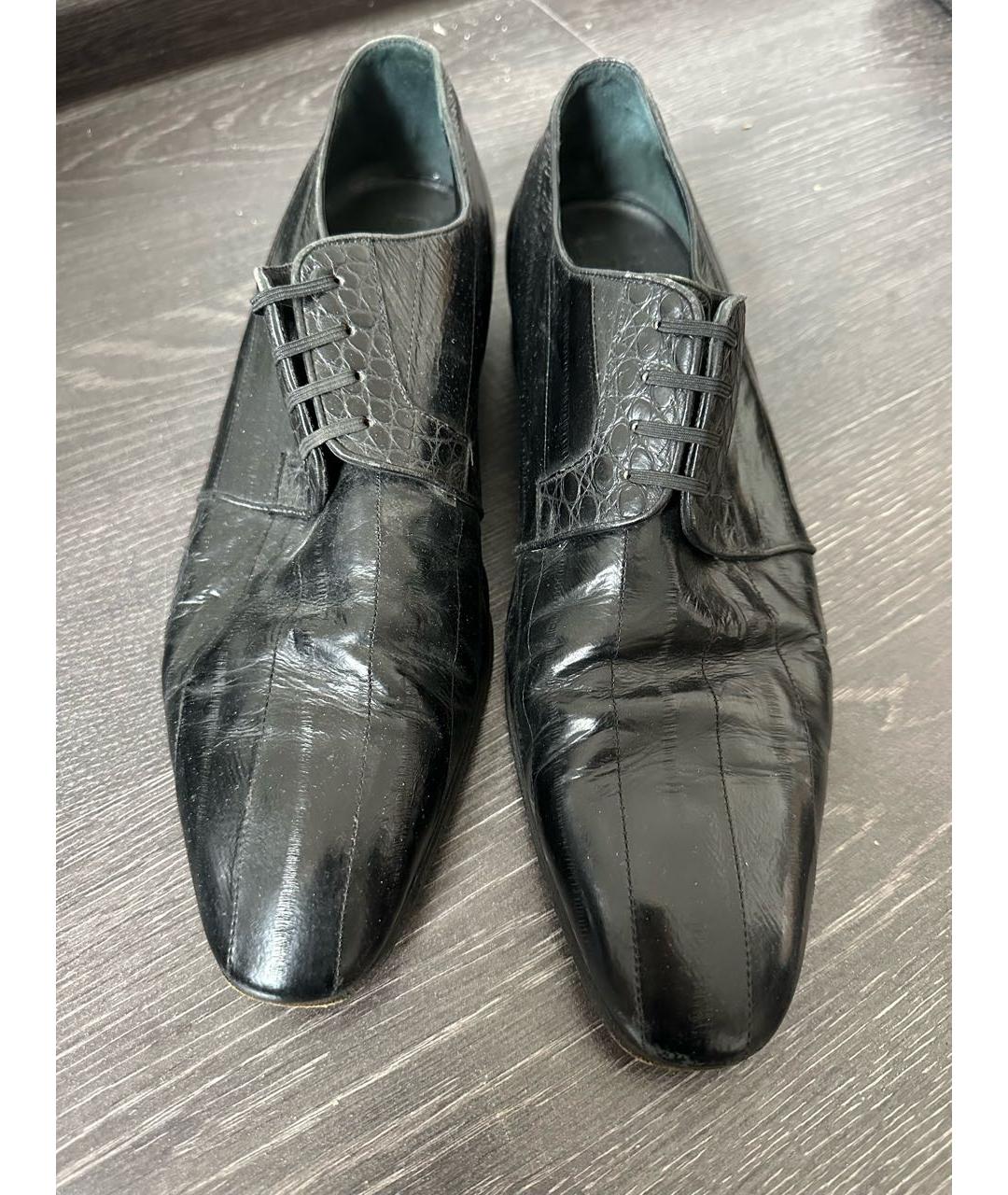 ARTIOLI Черные кожаные туфли, фото 2