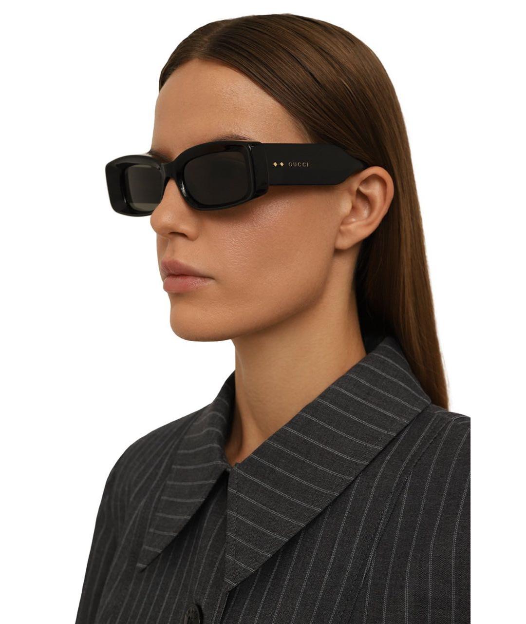 GUCCI Черные солнцезащитные очки, фото 2