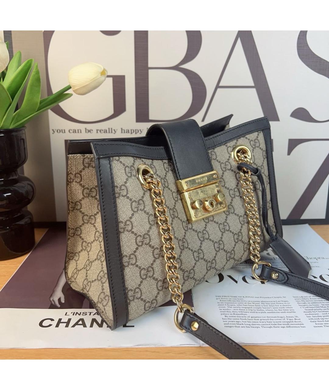 GUCCI Черная сумка через плечо, фото 5