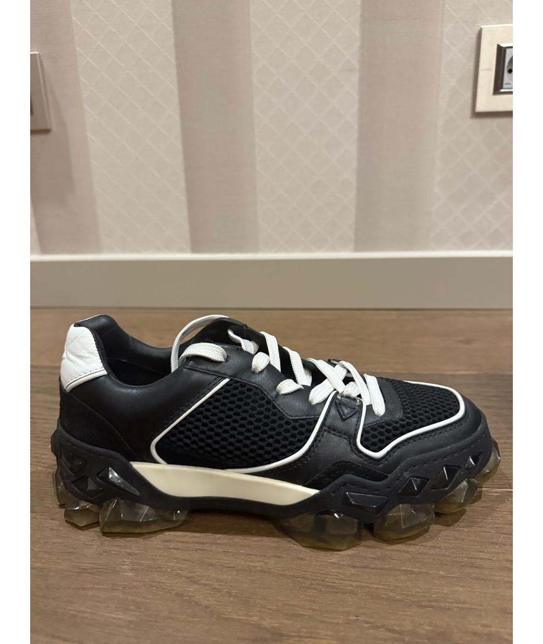 JIMMY CHOO Черные текстильные кроссовки, фото 5