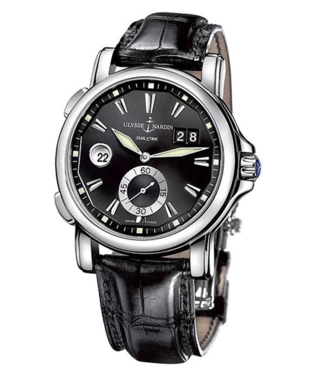 Ulysse Nardin Черные металлические часы, фото 5