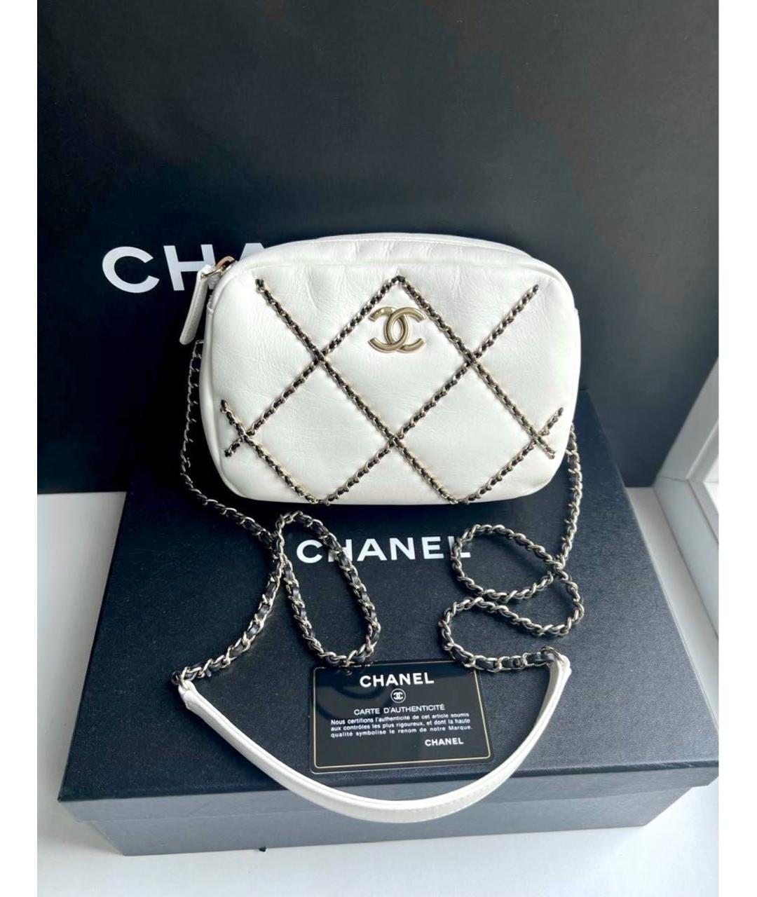 CHANEL Кожаная сумка через плечо, фото 7