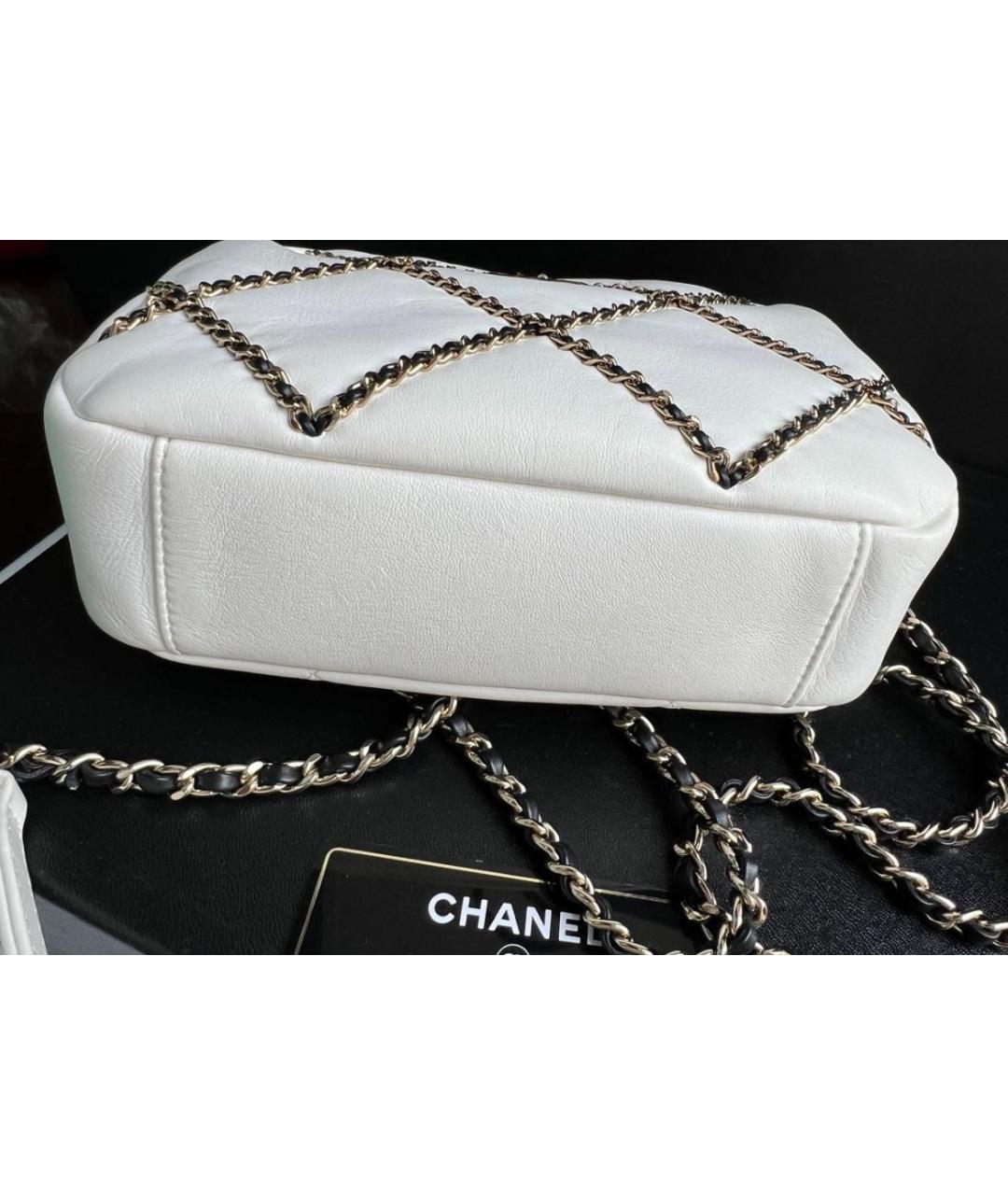 CHANEL Кожаная сумка через плечо, фото 5