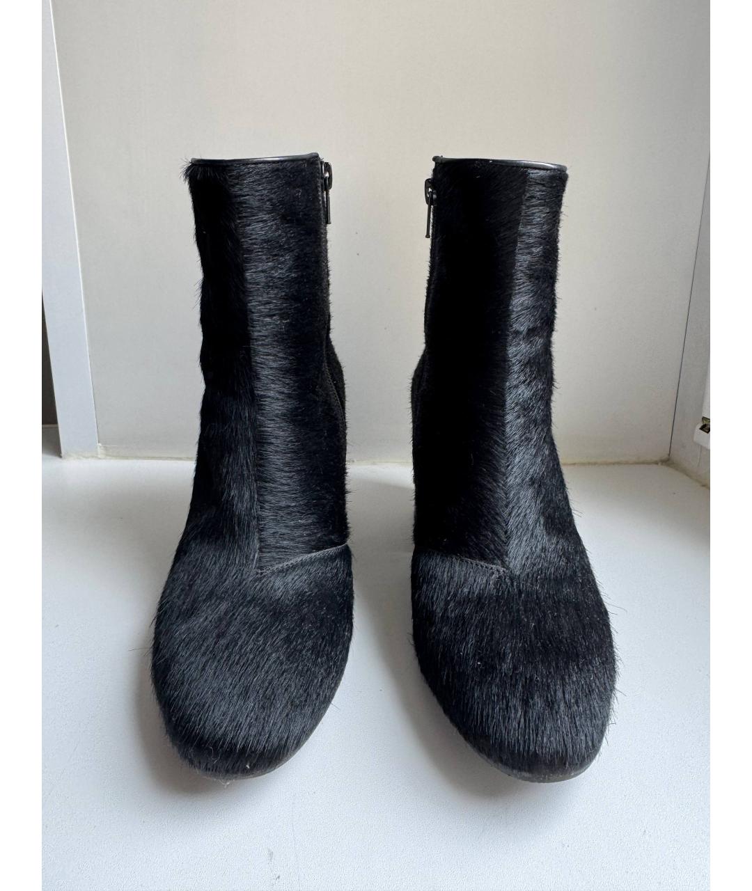 DRIES VAN NOTEN Черные ботильоны, фото 2