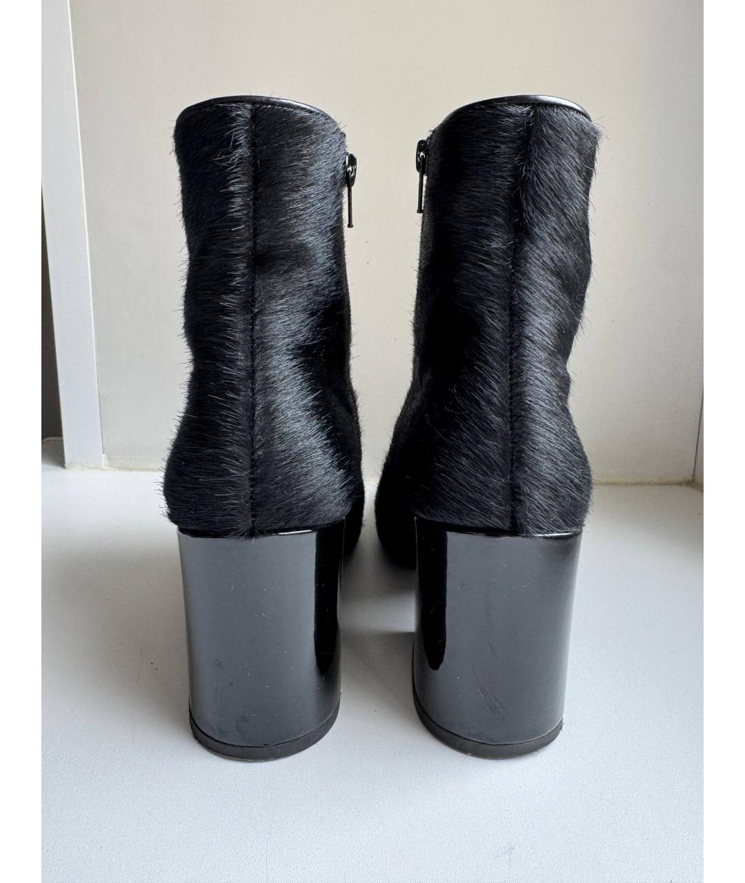 DRIES VAN NOTEN Черные ботильоны, фото 4