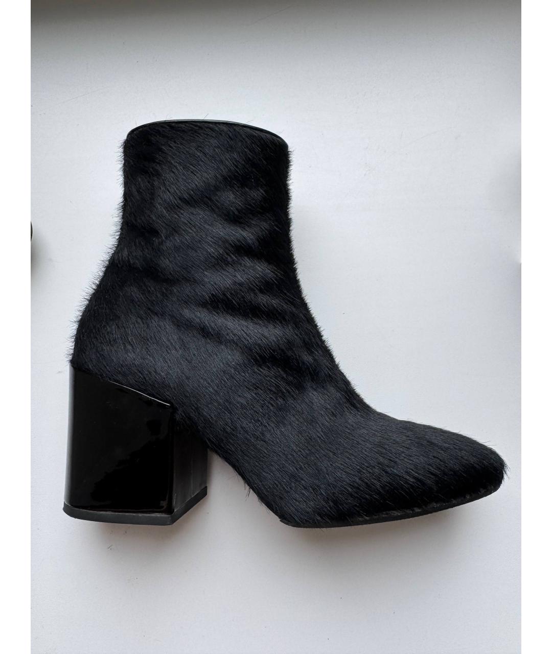 DRIES VAN NOTEN Черные ботильоны, фото 6