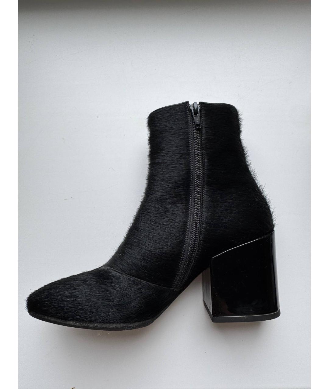 DRIES VAN NOTEN Черные ботильоны, фото 5