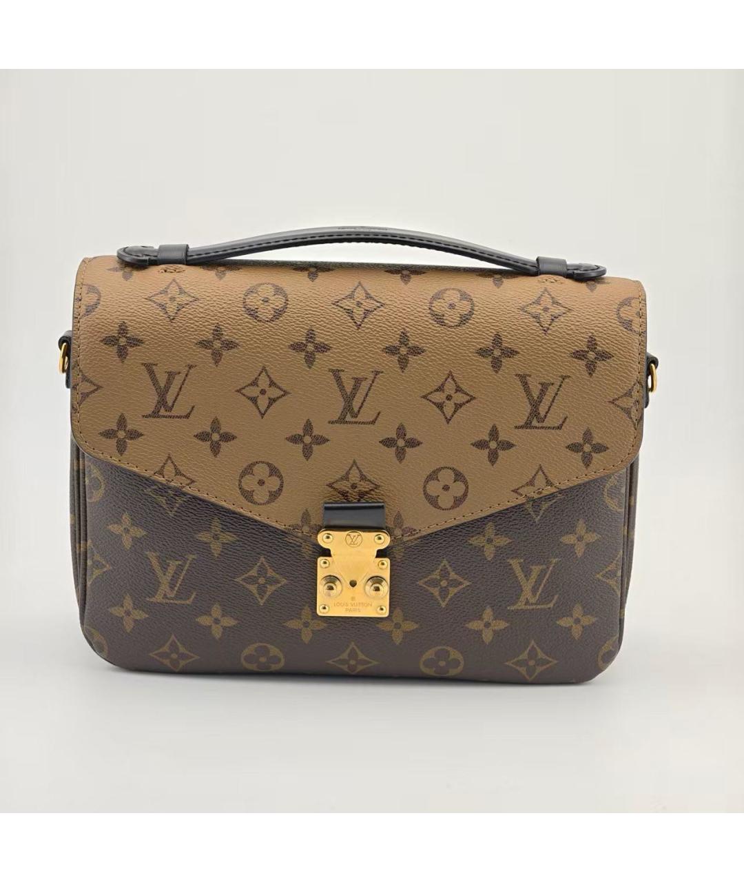 LOUIS VUITTON Коричневая сумка через плечо, фото 9