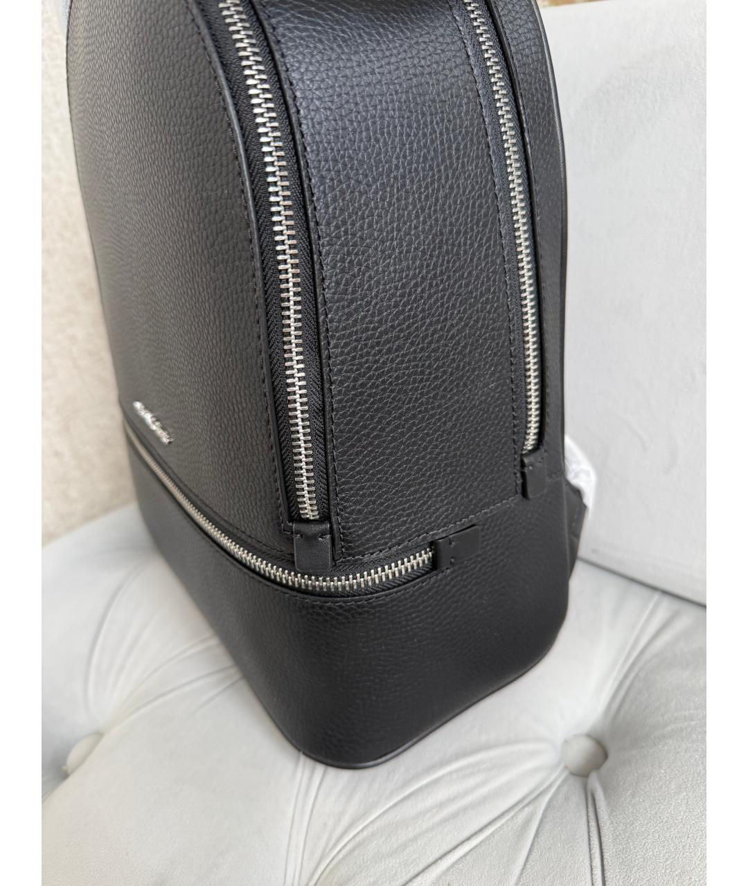 MICHAEL KORS Черный кожаный рюкзак, фото 8