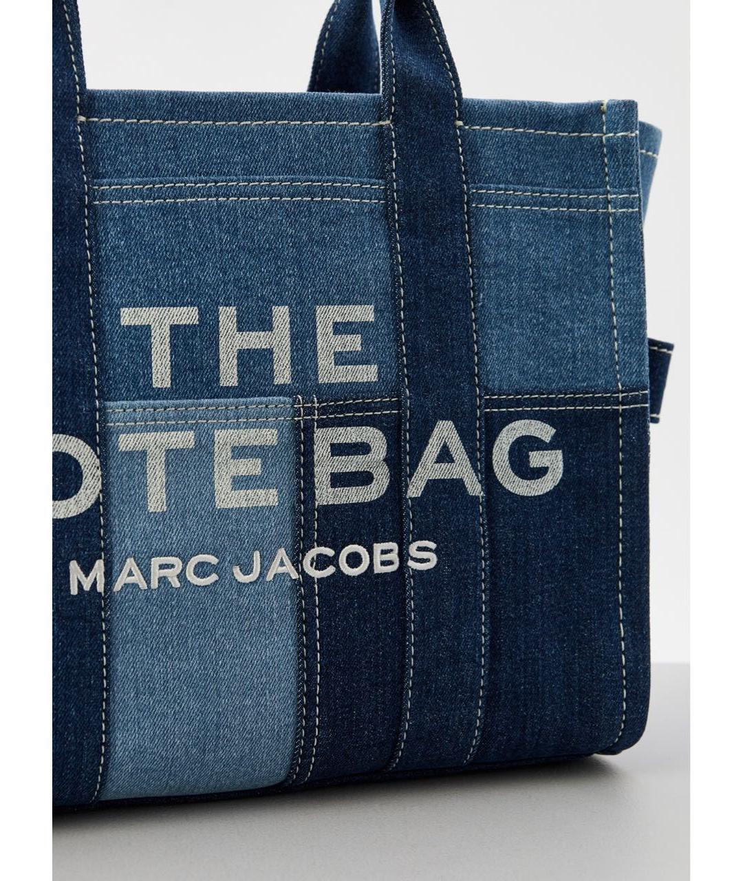 MARC JACOBS Синяя деним сумка тоут, фото 2