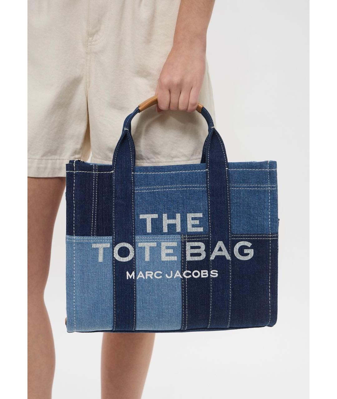 MARC JACOBS Синяя деним сумка тоут, фото 6