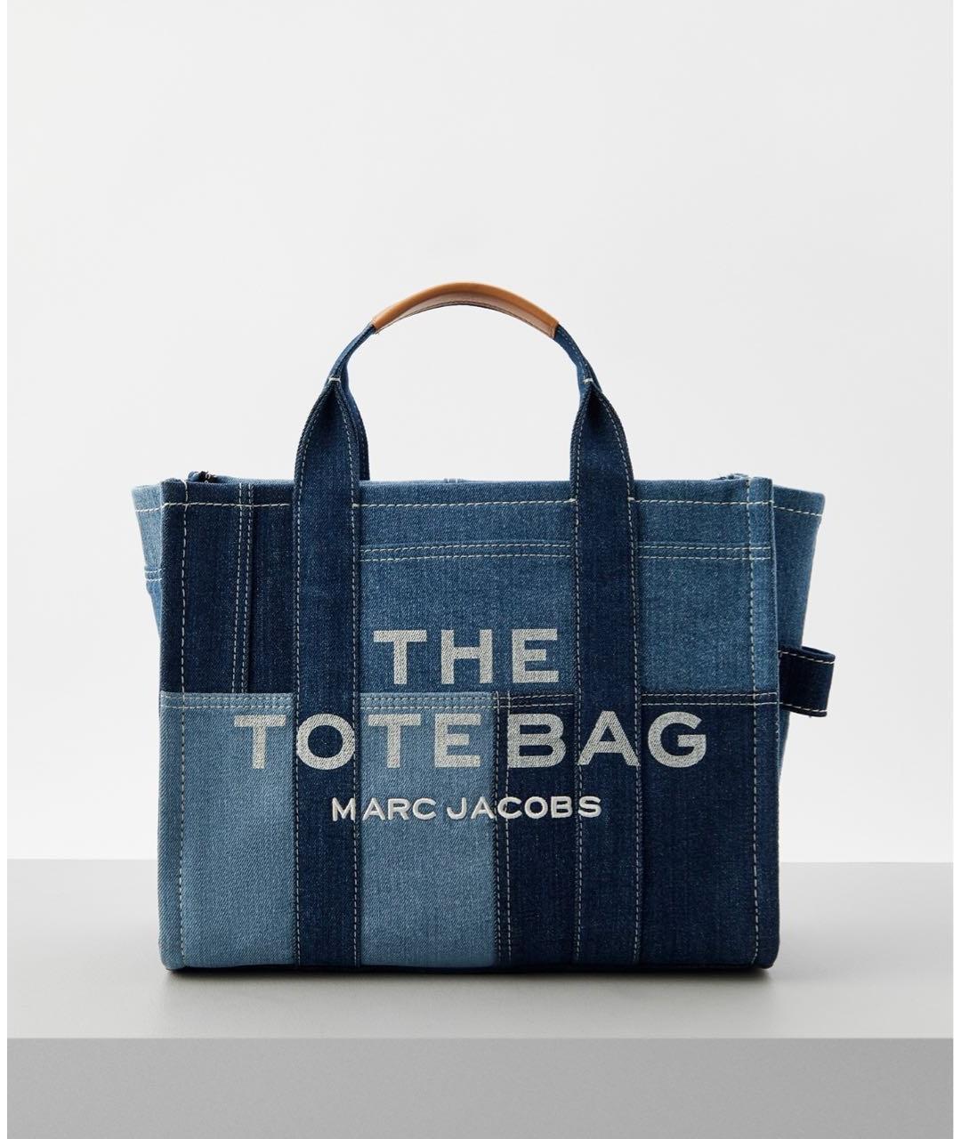 MARC JACOBS Синяя деним сумка тоут, фото 7