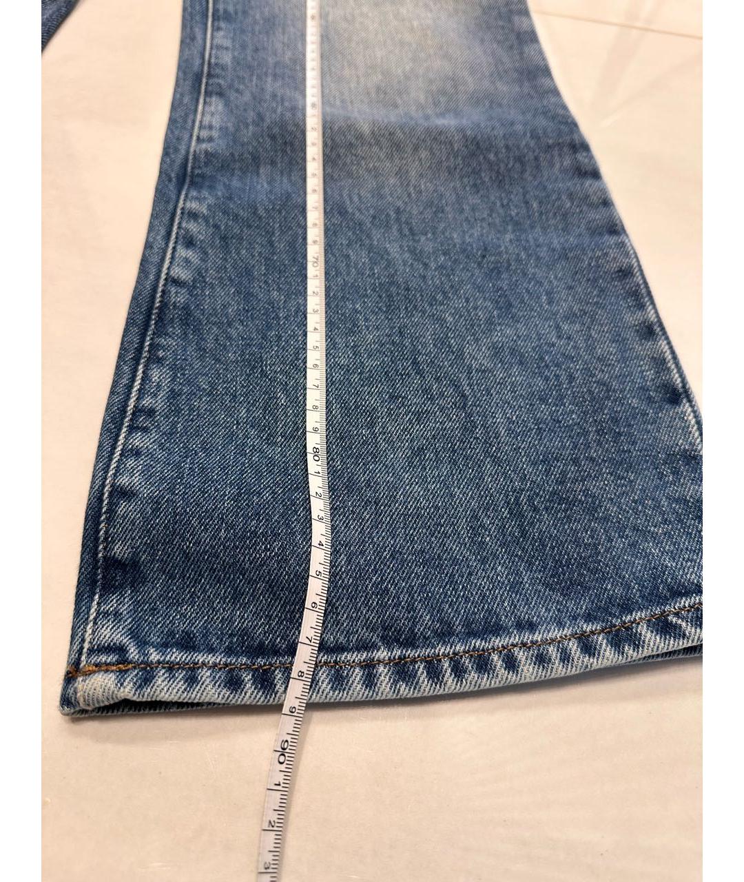 TRUSSARDI Синие прямые джинсы, фото 7