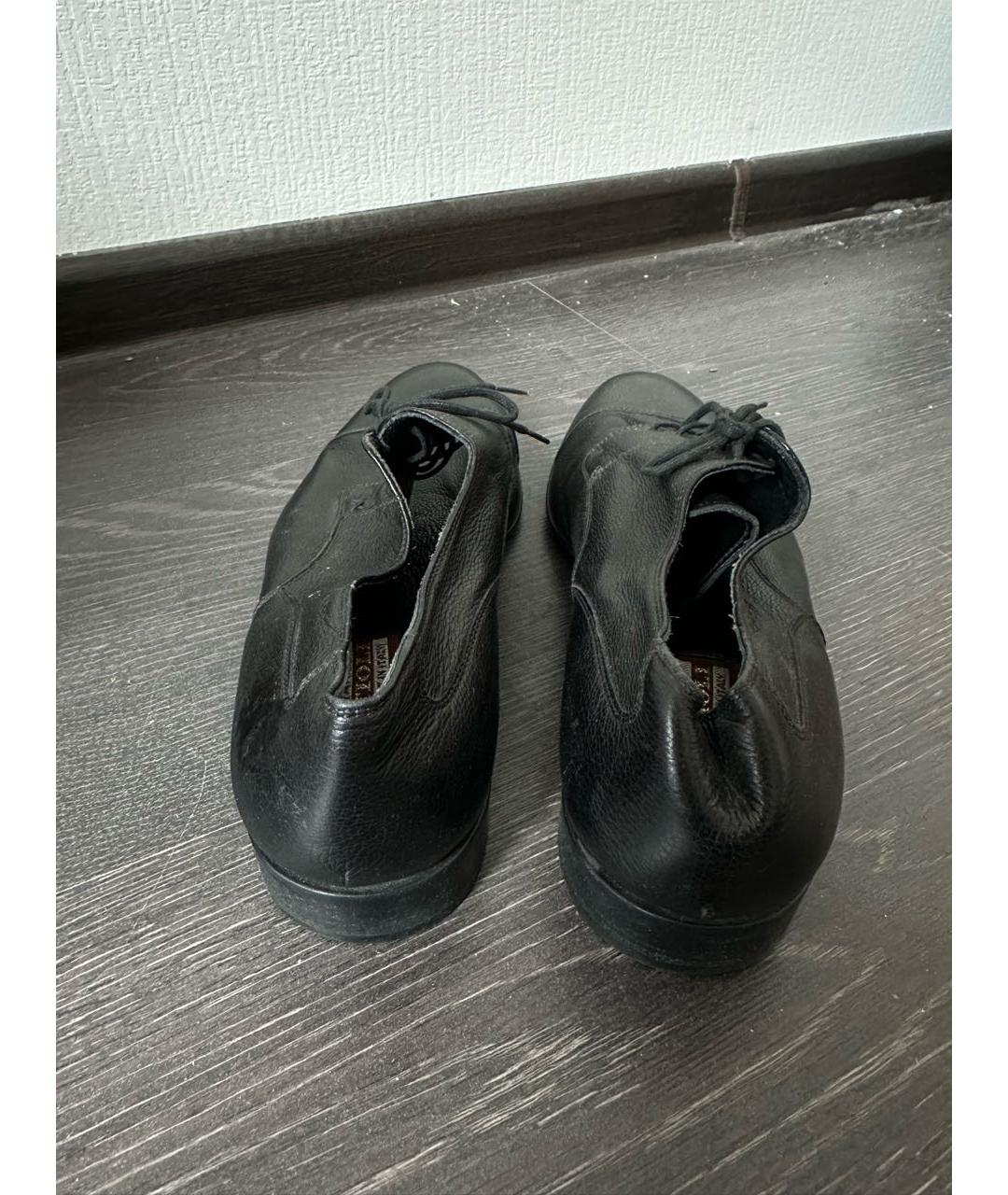 ARTIOLI Черные кожаные туфли, фото 4