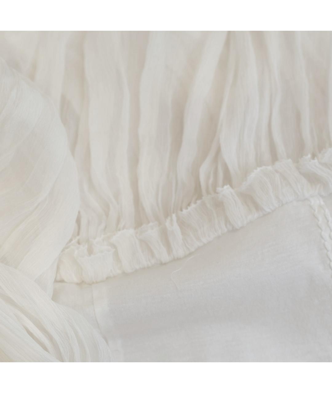 LOUIS VUITTON Белое хлопковое повседневное платье, фото 6