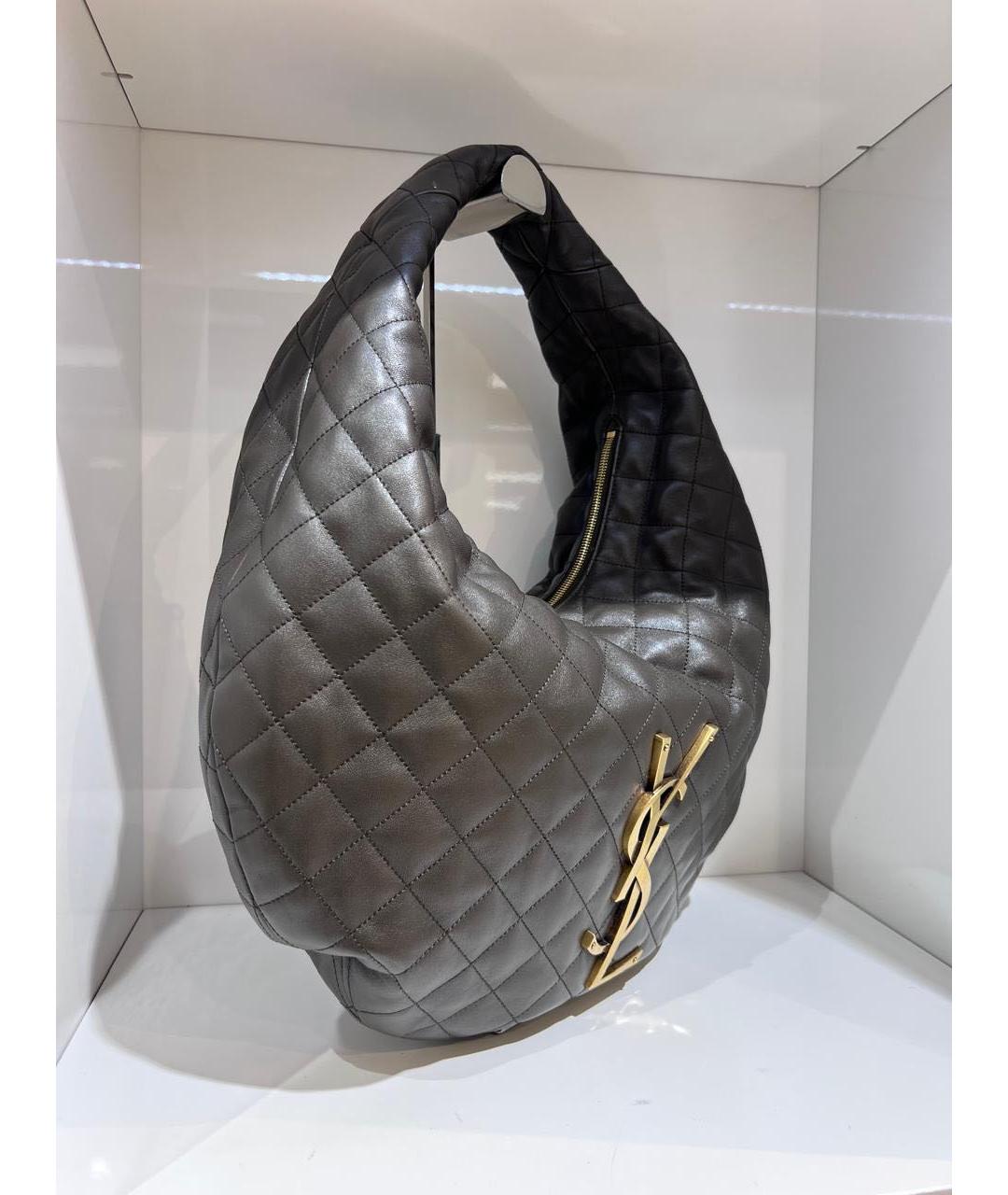 SAINT LAURENT Кожаная сумка через плечо, фото 3