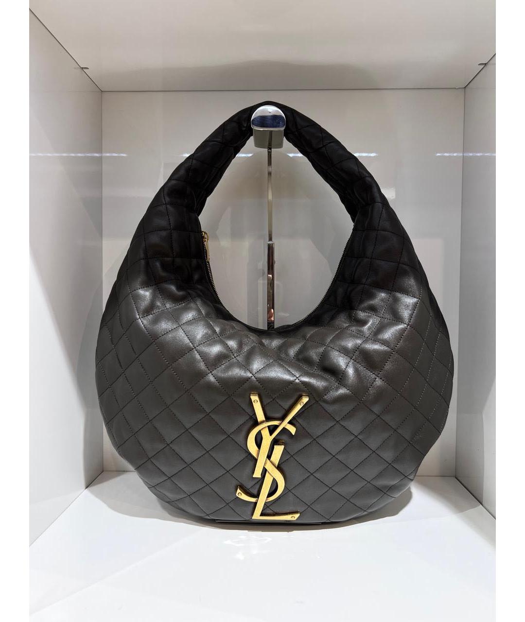 SAINT LAURENT Кожаная сумка через плечо, фото 2