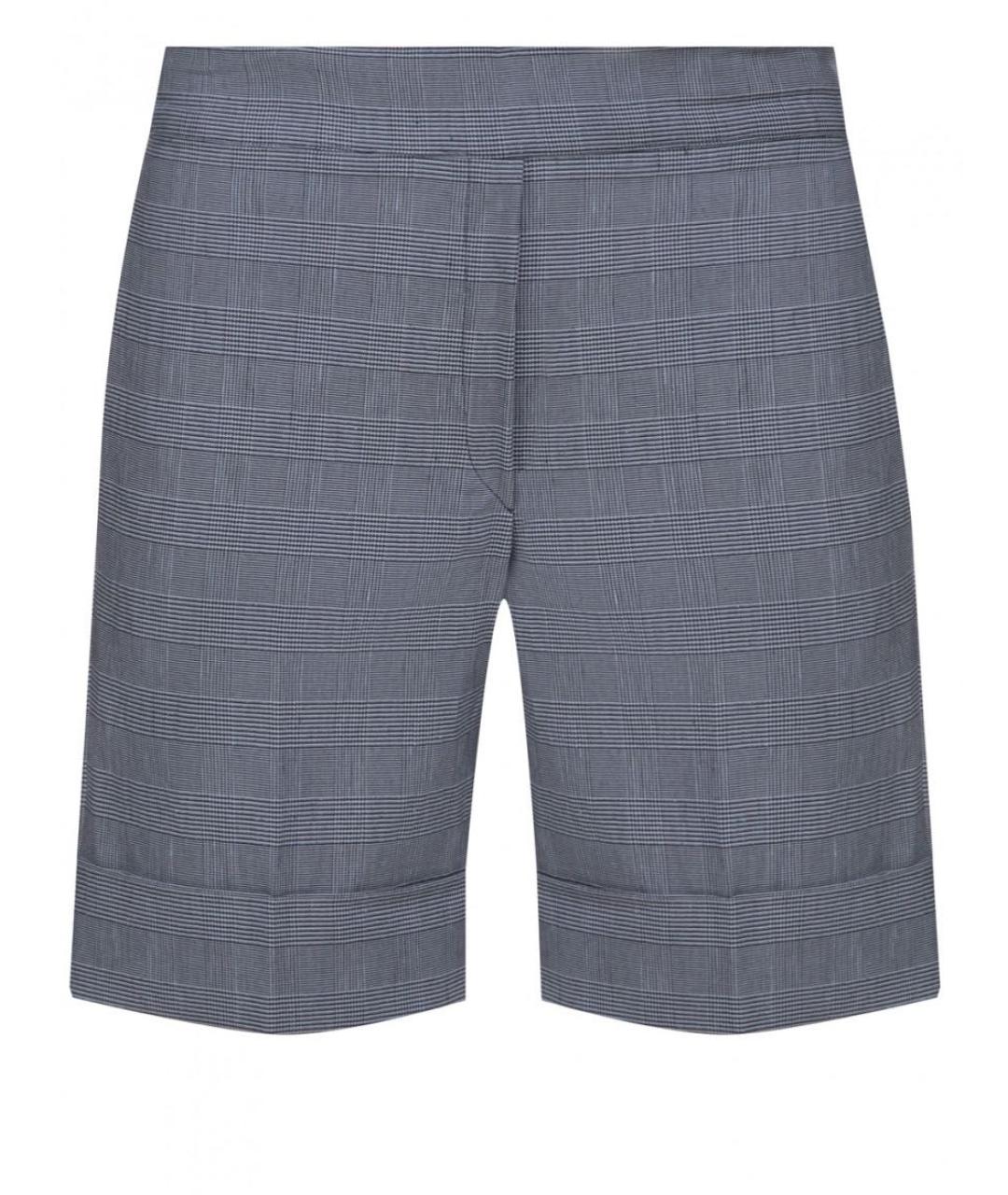 D.EXTERIOR Голубые льняные шорты, фото 1