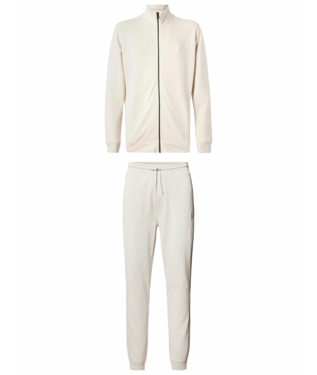 HUGO BOSS Бежевый хлопковый спортивный костюм, фото 1