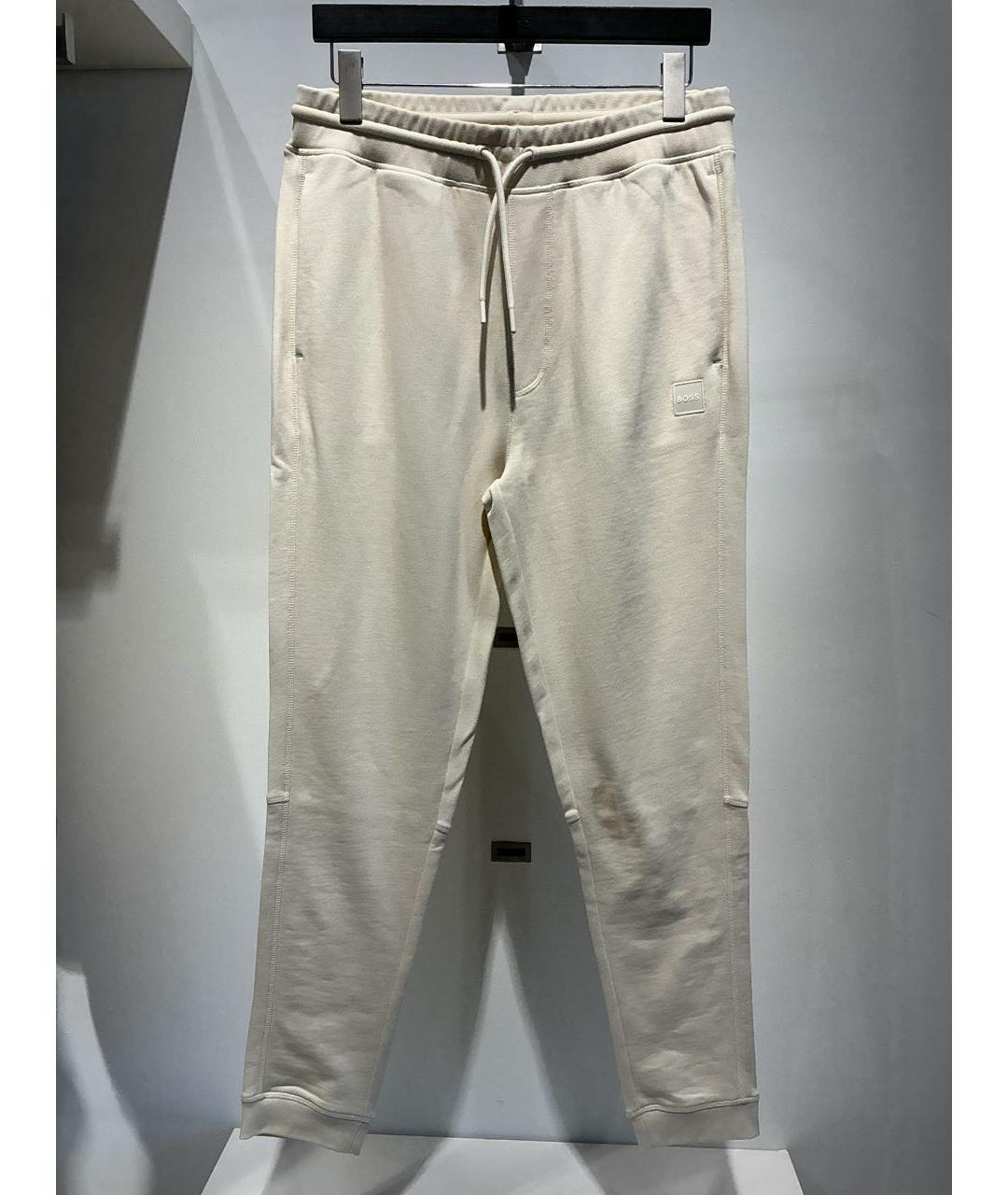 HUGO BOSS Бежевый хлопковый спортивный костюм, фото 5