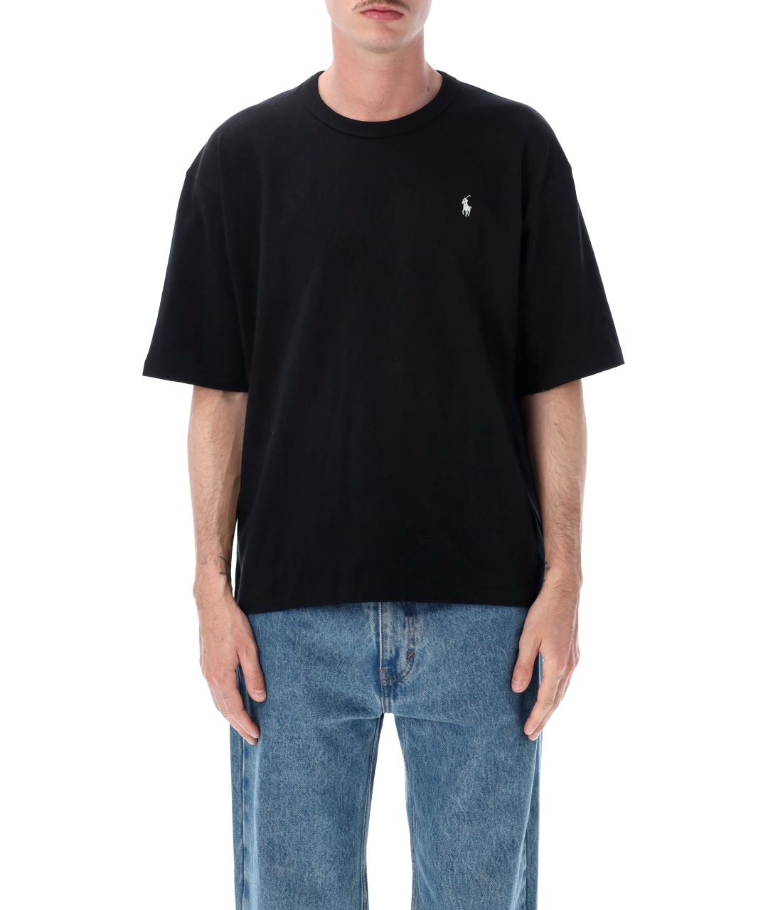 POLO RALPH LAUREN Черная хлопковая футболка, фото 1