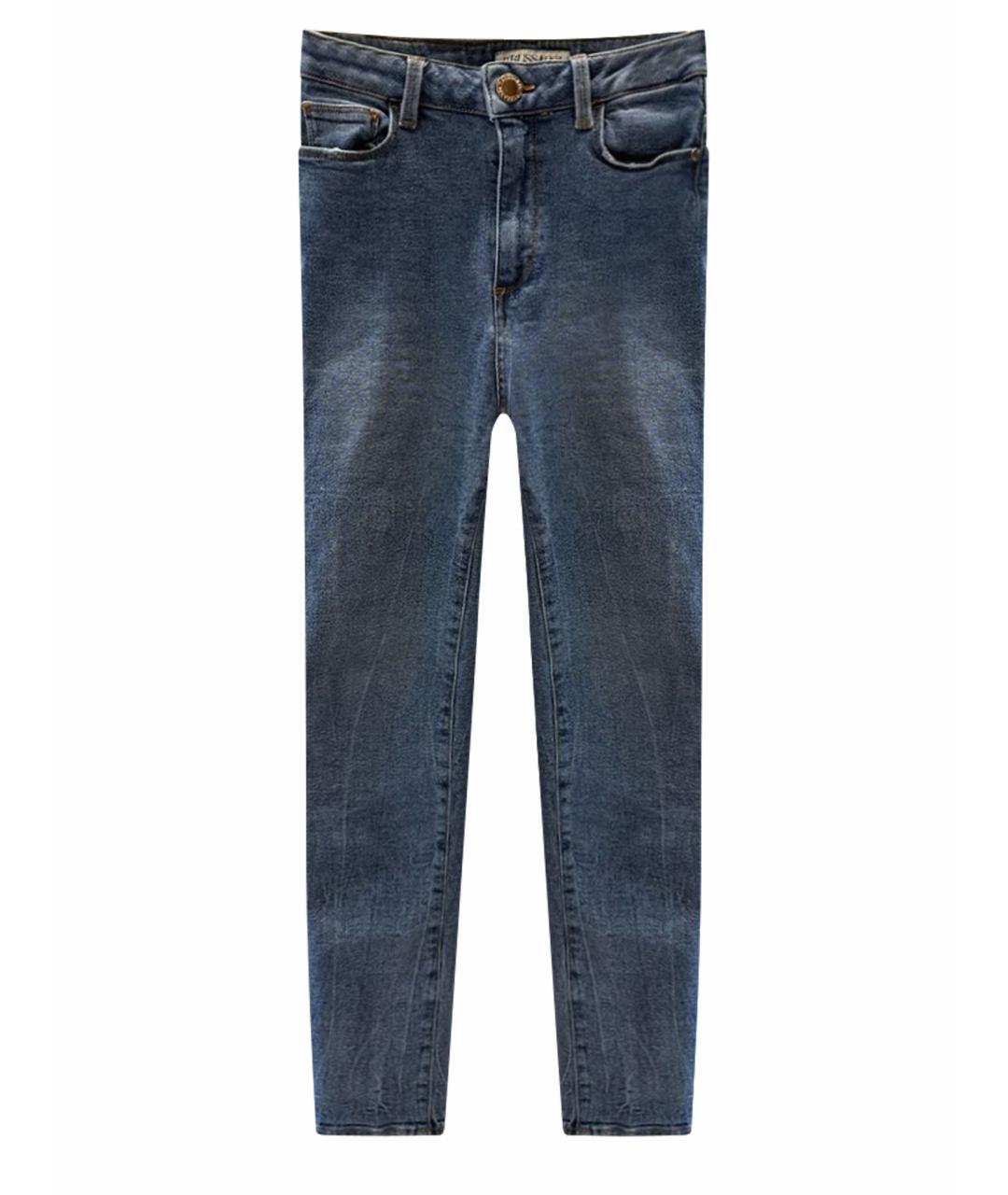 TRUSSARDI Голубые джинсы слим, фото 1