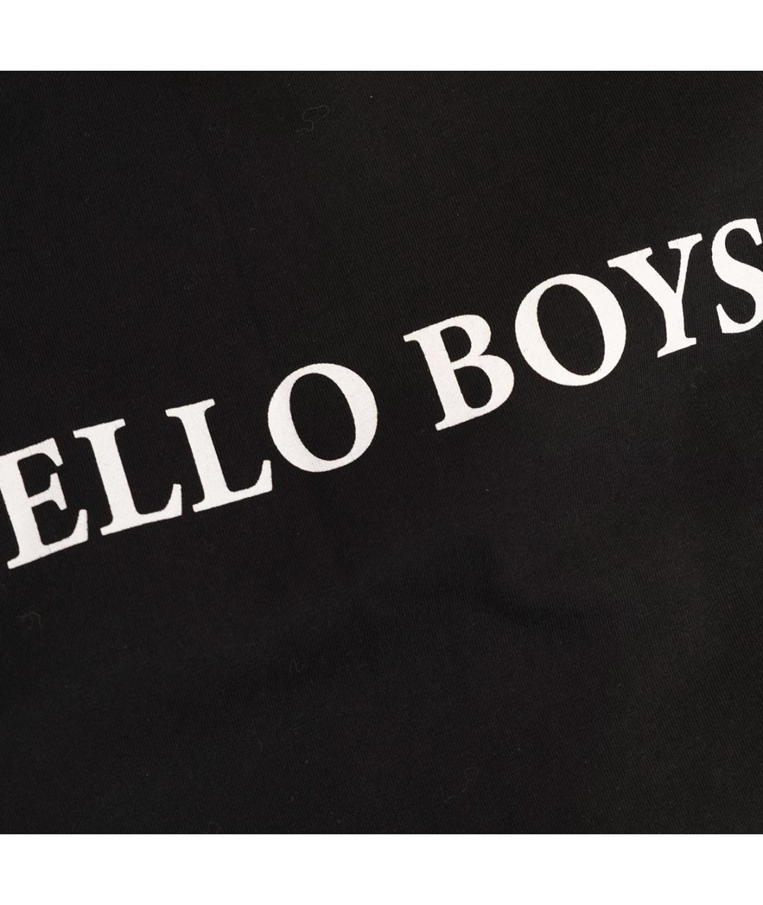 VETEMENTS Черная хлопковая футболка, фото 5