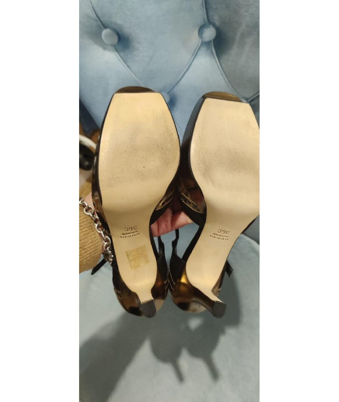 GUCCI Кожаные туфли, фото 9