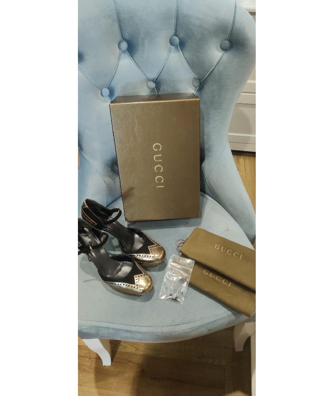 GUCCI Кожаные туфли, фото 5