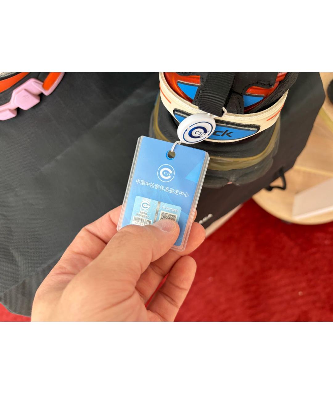 BALENCIAGA Мульти кожаные кроссовки, фото 7