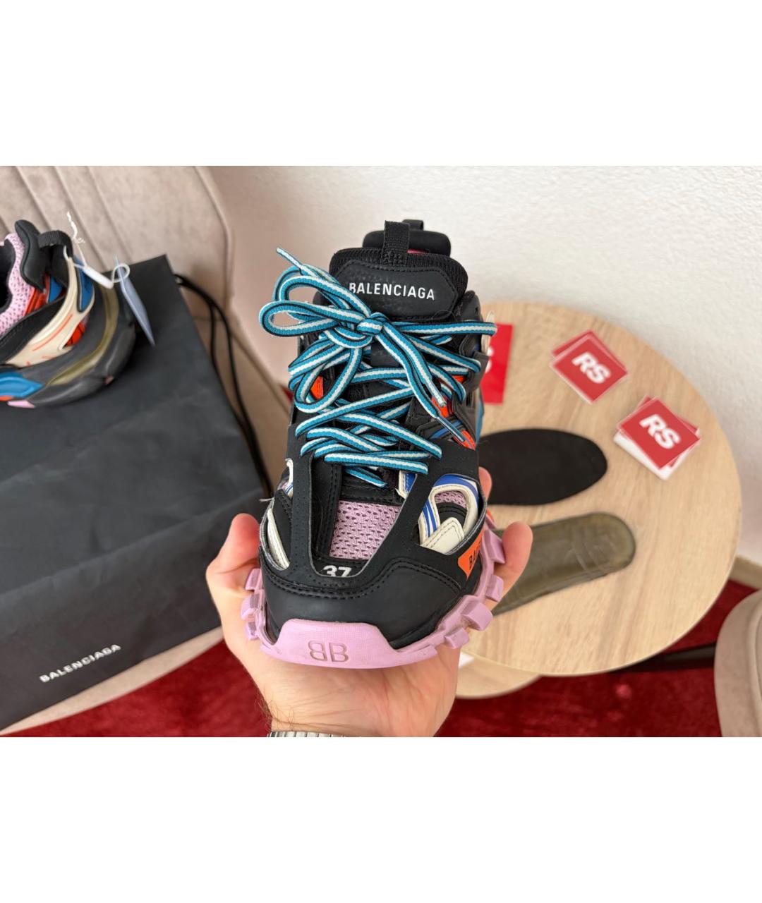 BALENCIAGA Мульти кожаные кроссовки, фото 2